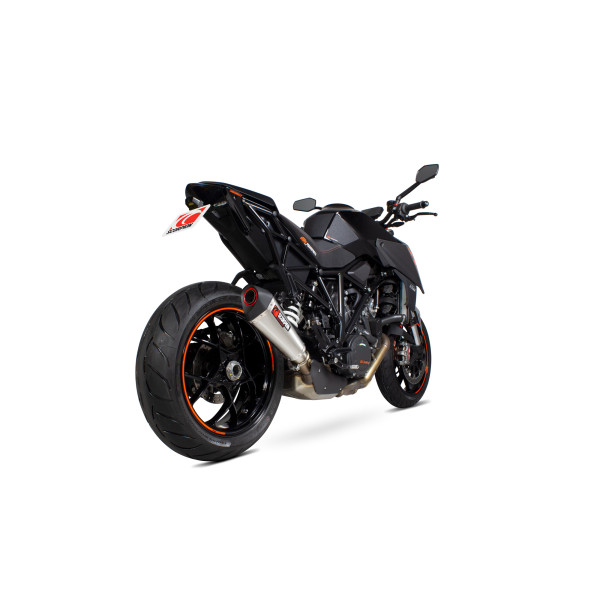Scorpion Exhaust KTM 1290 Superduke R 2017 - 2019 Serket Taper Slip-on Brushed Stainless Steel Sleeve